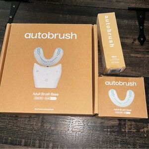 Autobrush Women White Electrical Toothbrush Toothpaste & Head Sealed in Box